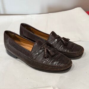 Men's Brown Loafers with Tassels